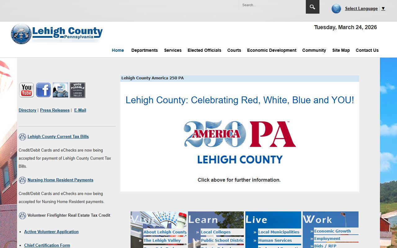 Lehigh County property records for Allentown properties