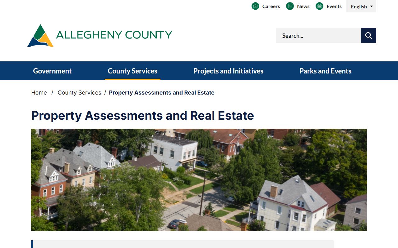Allegheny County Real Estate Portal for property records search