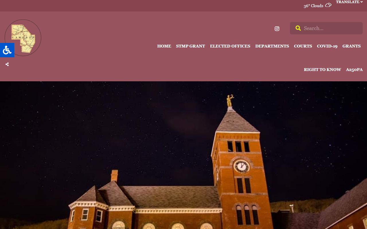 Cameron County assessor office for property records in Emporium PA