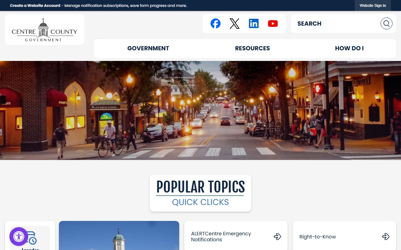 Centre County assessor office and GIS portal for property records in Bellefonte PA