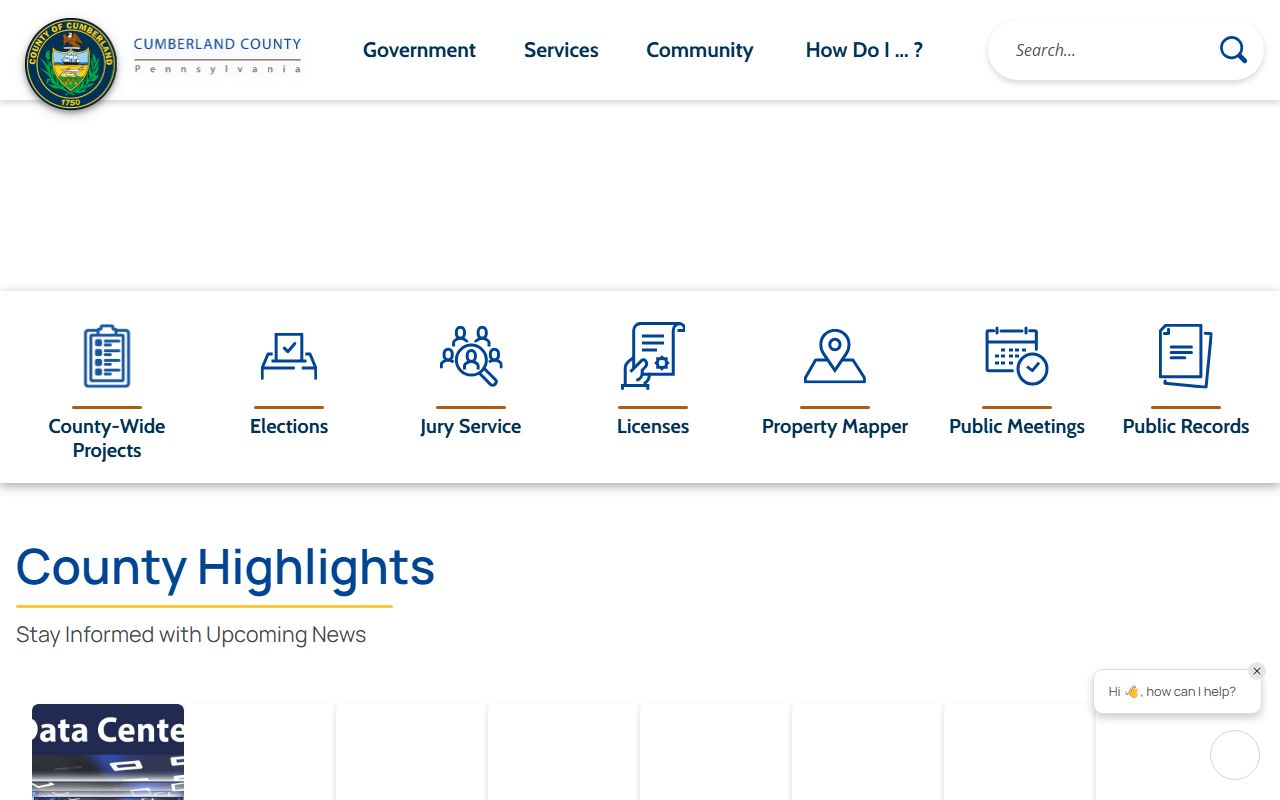 Cumberland County Tax Assessor office for property records in Carlisle PA