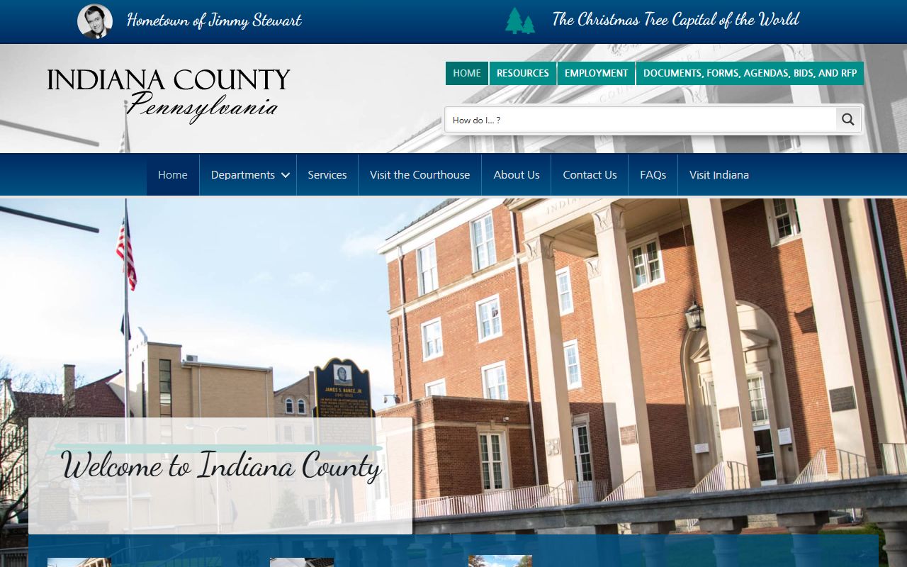 Indiana County Recorder of Deeds office for property records