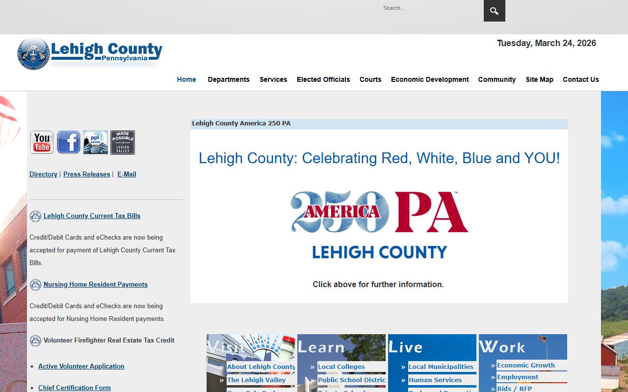 Lehigh County assessor office at Allentown Government Center for property records